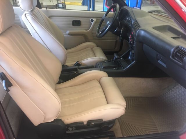 1986 Red BMW 3-Series Coupe