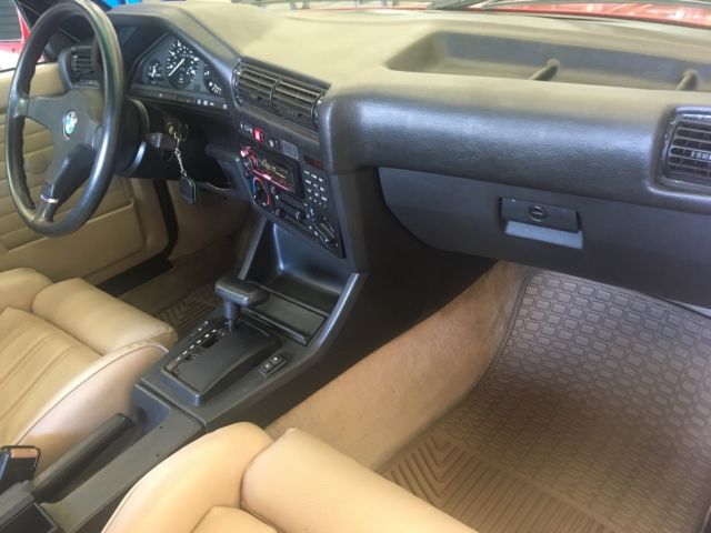 1986 Red BMW 3-Series Coupe