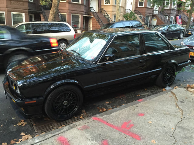 1988 Black BMW 3-Series CUPED