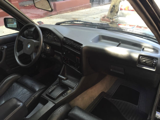 1988 Black BMW 3-Series CUPED