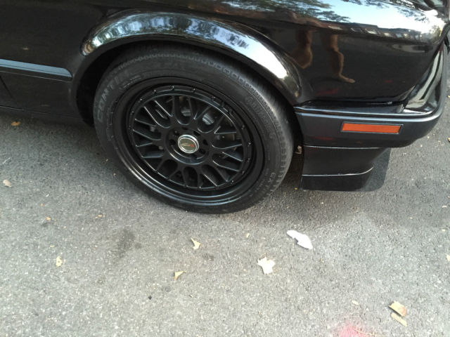 1988 Black BMW 3-Series CUPED