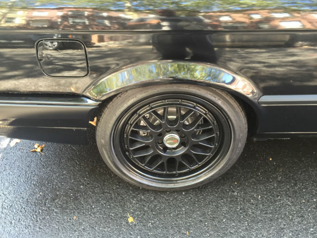 1988 Black BMW 3-Series CUPED