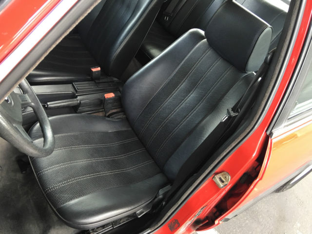 1989 Cinnabar Red BMW 3-Series Sedan