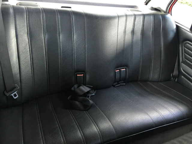 1989 Cinnabar Red BMW 3-Series Sedan