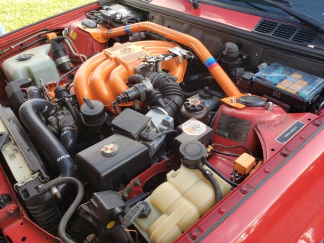 1990 Red BMW 3-Series Convertible