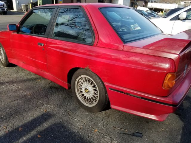 1988 Red BMW M3 Coupe