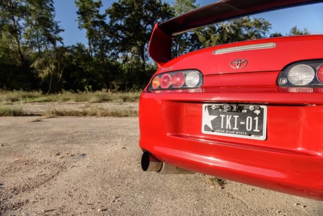 1994 Red Toyota Supra Hatchback