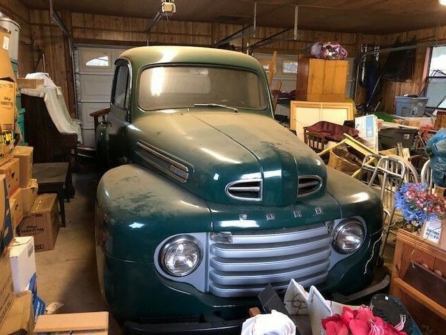 1950 Green Ford F1 Standard Cab Pickup