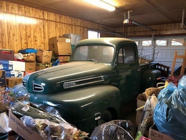 1950 Green Ford F1 Standard Cab Pickup