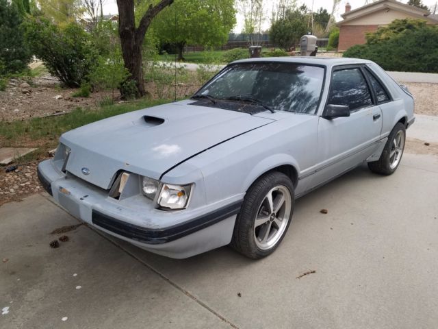 1984 Silver Ford Mustang Coupe