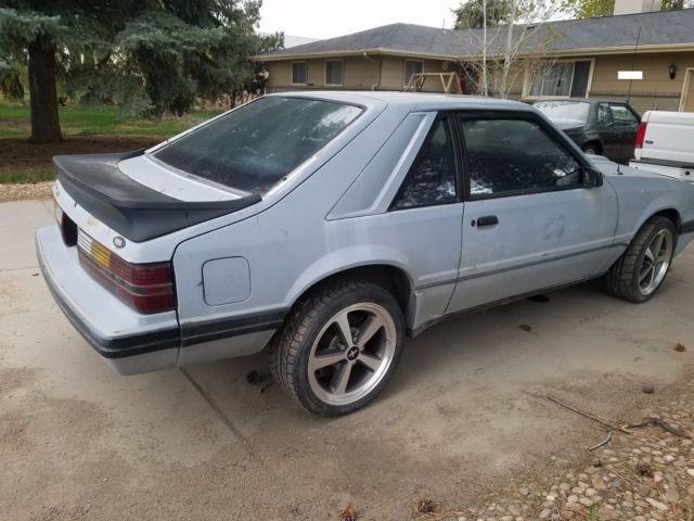 1984 Silver Ford Mustang Coupe