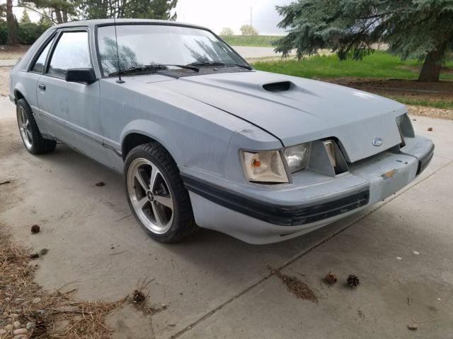 1984 Silver Ford Mustang Coupe