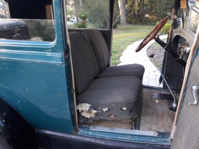 1928 Green Ford Model A Coupe