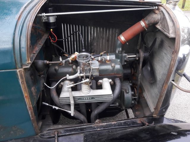 1928 Green Ford Model A Coupe