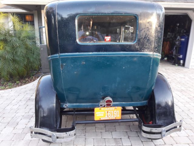 1928 Green Ford Model A Coupe