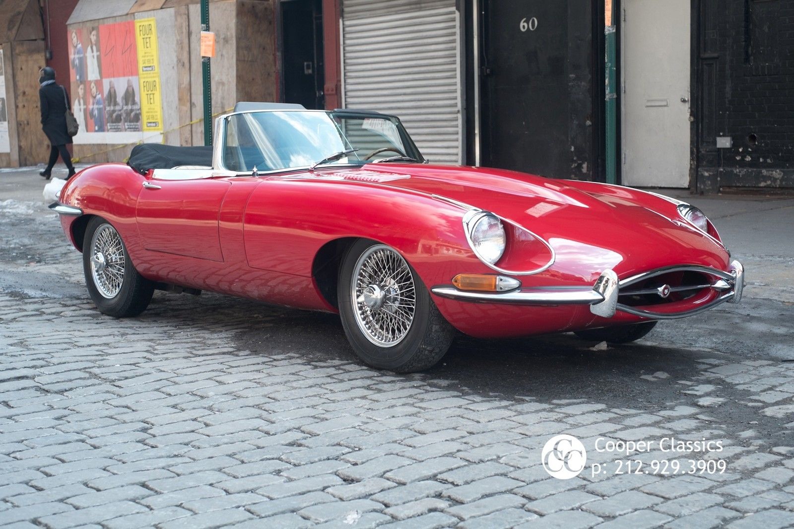 1968 Red Jaguar E-Type Convertible