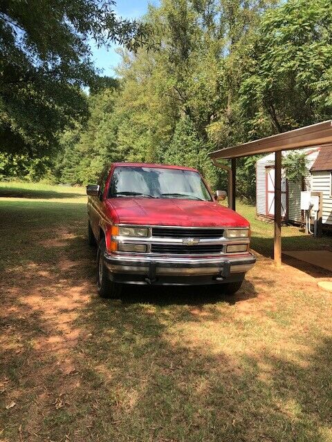 1994 Red Chevrolet C/K Pickup 1500 Extended Cab Pickup