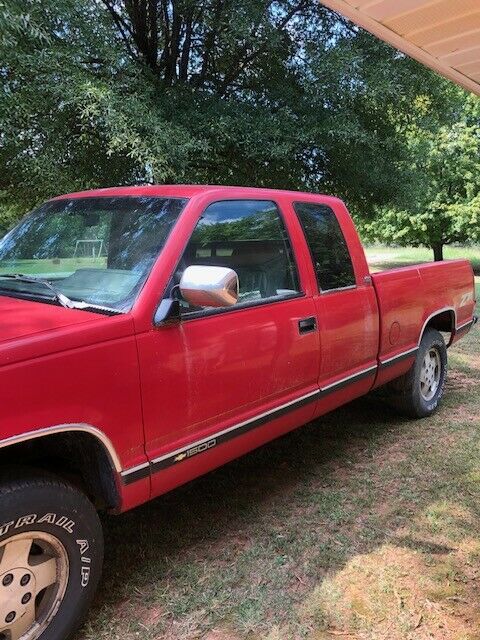 1994 Red Chevrolet C/K Pickup 1500 Extended Cab Pickup
