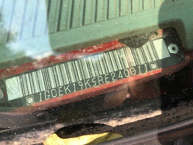 1994 Red Chevrolet C/K Pickup 1500 Extended Cab Pickup