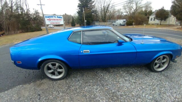 1972 Blue Ford Mustang Fastback