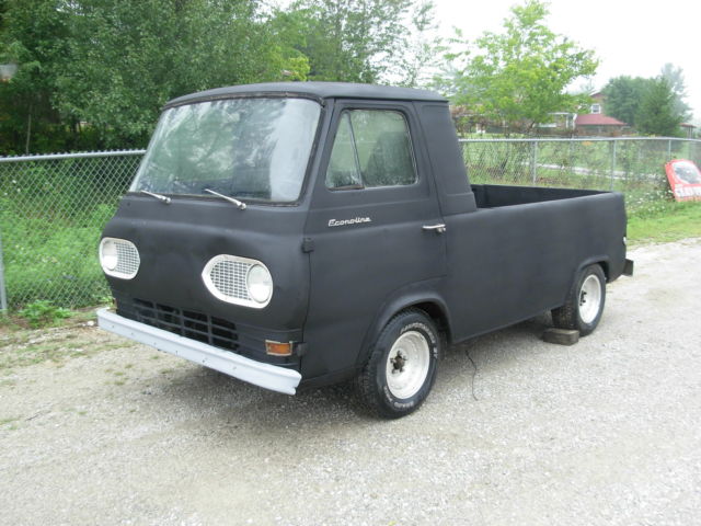 1961 black Ford E-Series Van pickup