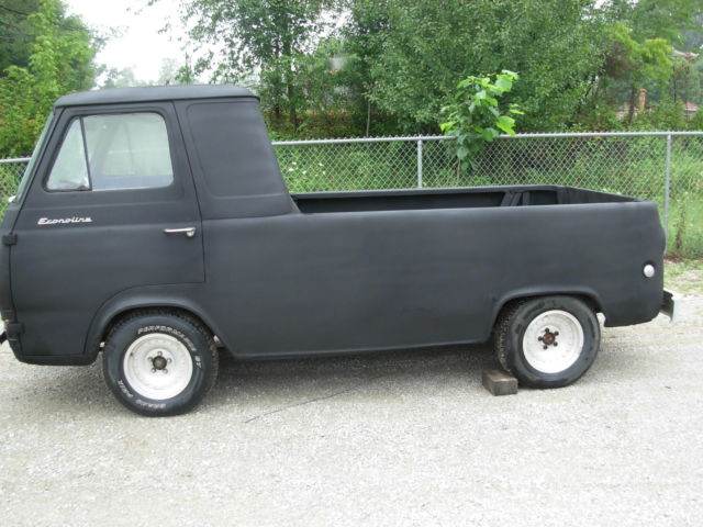 1961 black Ford E-Series Van pickup