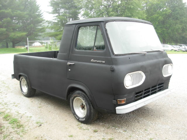 1961 black Ford E-Series Van pickup