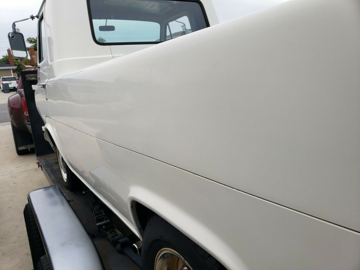 1966 White Ford E-Series Van Standard Cab Pickup