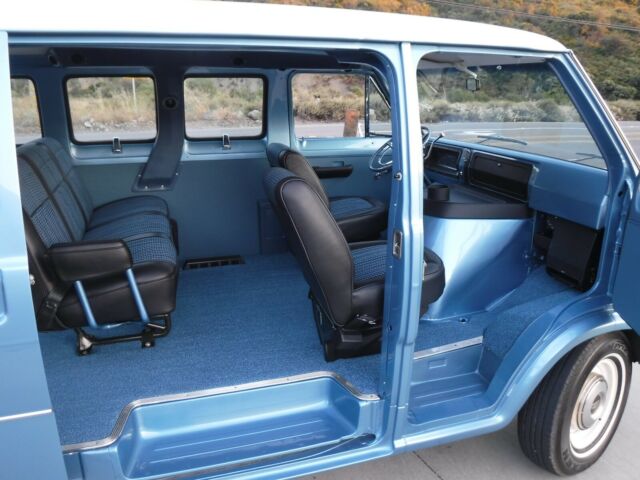 1972 Viking Blue Ford E-Series Van Extended Passenger Van
