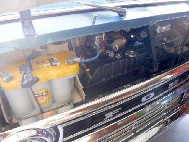 1972 Viking Blue Ford E-Series Van Extended Passenger Van