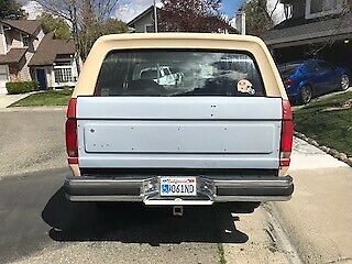 1991 Red Ford Bronco SUV
