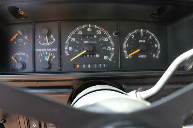 1990 Black Ford Bronco