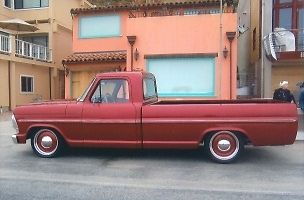 1967 Ruby Red metallic Ford F-100 Standard Cab Pickup