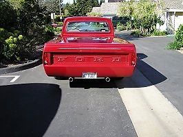 1967 Ruby Red metallic Ford F-100 Standard Cab Pickup