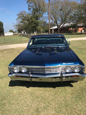 1967 Blue Chevrolet El Camino