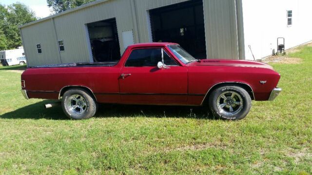 1967 Burgundy Chevrolet El Camino Coupe