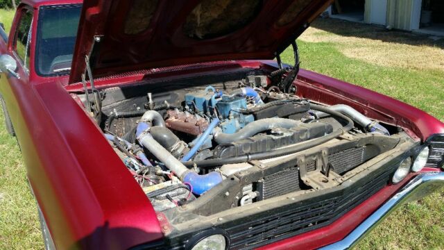 1967 Burgundy Chevrolet El Camino Coupe