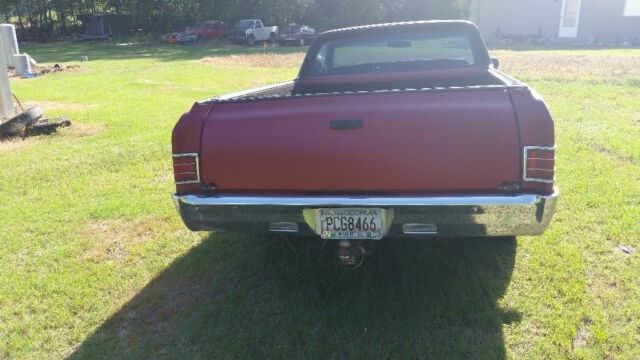 1967 Burgundy Chevrolet El Camino Coupe