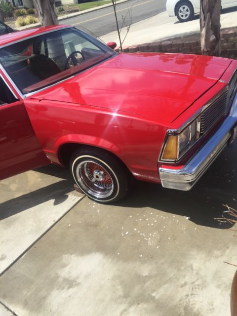 1981 Red Chevrolet El Camino El Camino