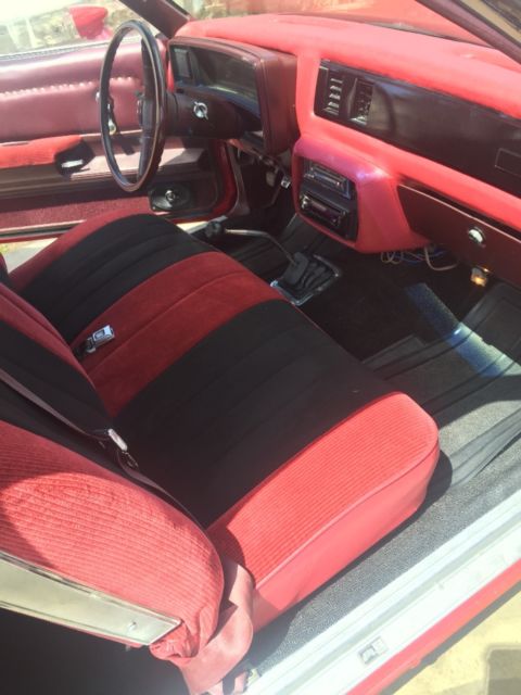 1981 Red Chevrolet El Camino El Camino