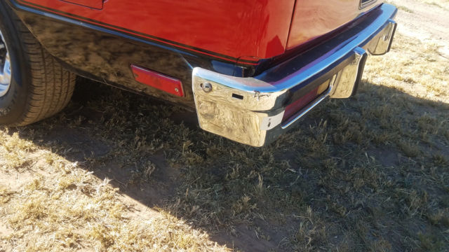 1985 Red Chevrolet El Camino