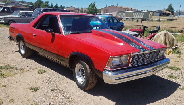 1985 Red Chevrolet El Camino
