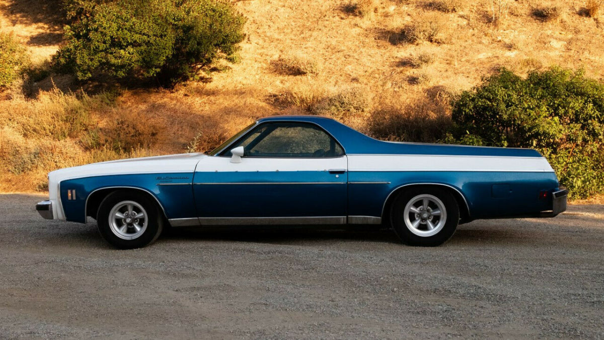 1975 Blue Chevrolet El Camino Coupe