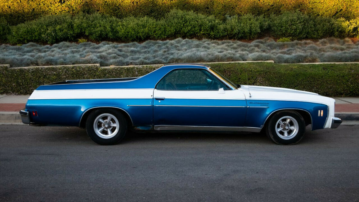 1975 Blue Chevrolet El Camino Coupe