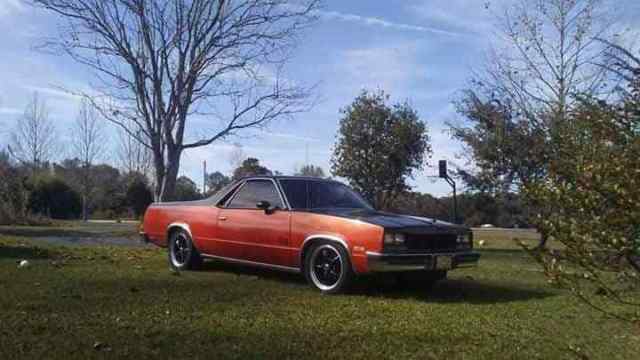 1984 Orange Chevrolet El Camino Standard Cab Pickup