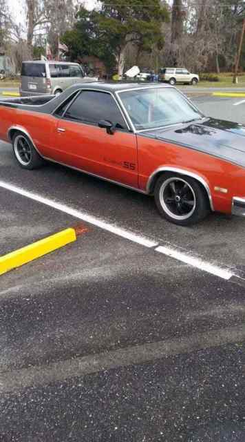 1984 Orange Chevrolet El Camino Standard Cab Pickup