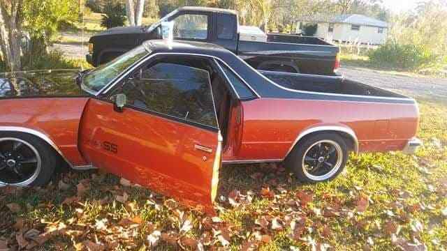 1984 Orange Chevrolet El Camino Standard Cab Pickup