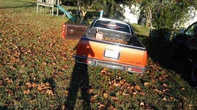 1984 Orange Chevrolet El Camino Standard Cab Pickup
