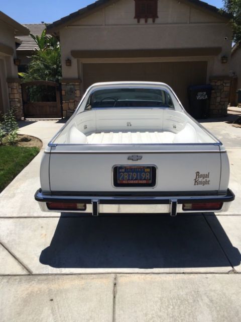 1982 White Chevrolet El Camino Extended Crew Cab Pickup