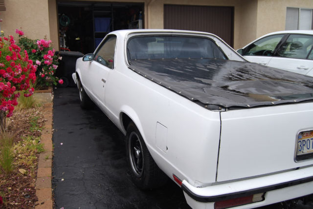 1979 White Chevrolet El Camino pickup